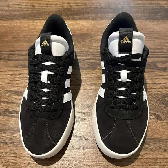 ADIDAS Black & White Gazelle ADV Shoes US M8 /W9 - Picture 6 of 9